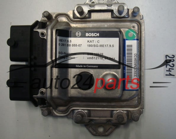MOTORSTEUERGERÄT ECU STEUERGERÄT NISSAN SUZUKI BOSCH 0 261 B8 055-07, 0261B8055, 33920-68K00, 3392068K00, ME17.9.5