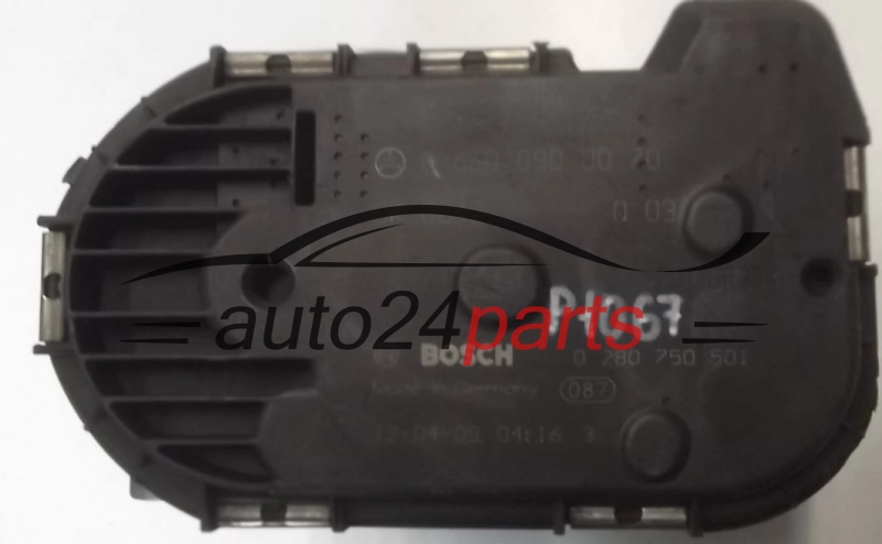 PRZEPUSTNICA POWIETRZA SMART FORTWO BOSCH 0 280 750 501, 0280750501, A 660 090 00 70, A6600900070
