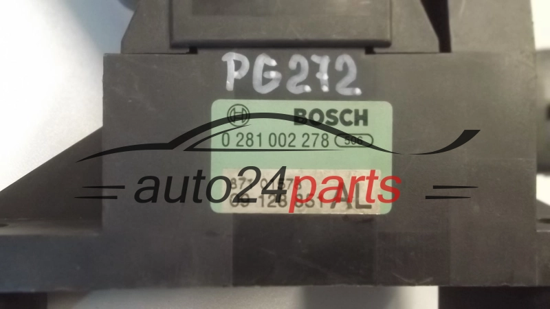 POTENCJOMETR PEDAL GAZU OPEL ASTRA G 2.0 X20DTL 0281002278, 09128851 AL, 9117961