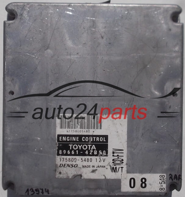 KOMPUTER STEROWNIK SILNIKA TOYOTA RAV4 89661-42B50