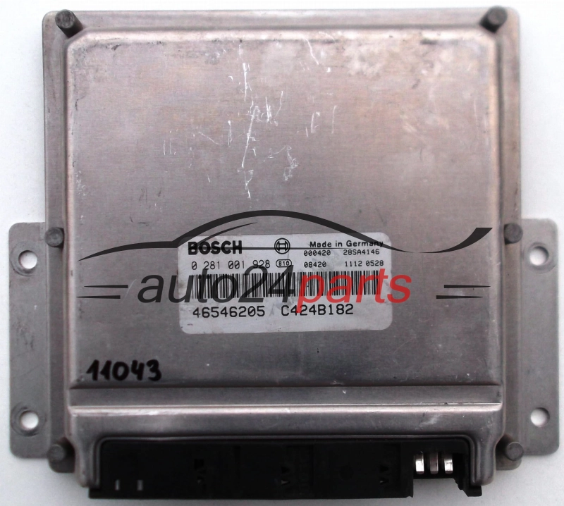 KOMPUTER STEROWNIK SILNIKA FIAT BRAVA BRAVO 1.9 JTD BOSCH 0281001928, 0 281 001 928, C414A182 