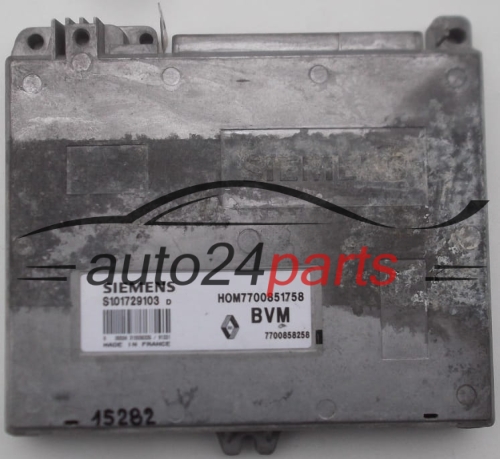 CENTRALITA DE MOTOR RENAULT CLIO SIEMENS S101729103 D