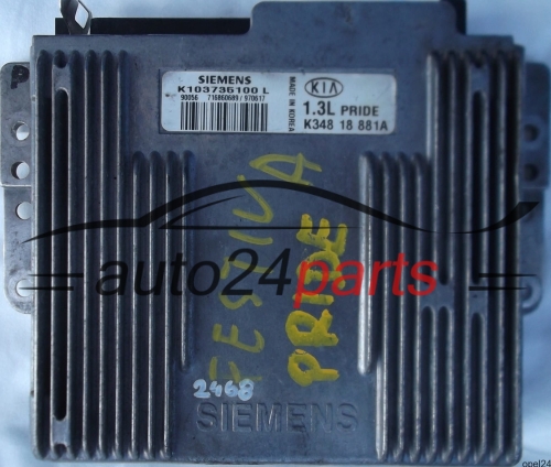 calculateur moteur pour kia pride 1.3