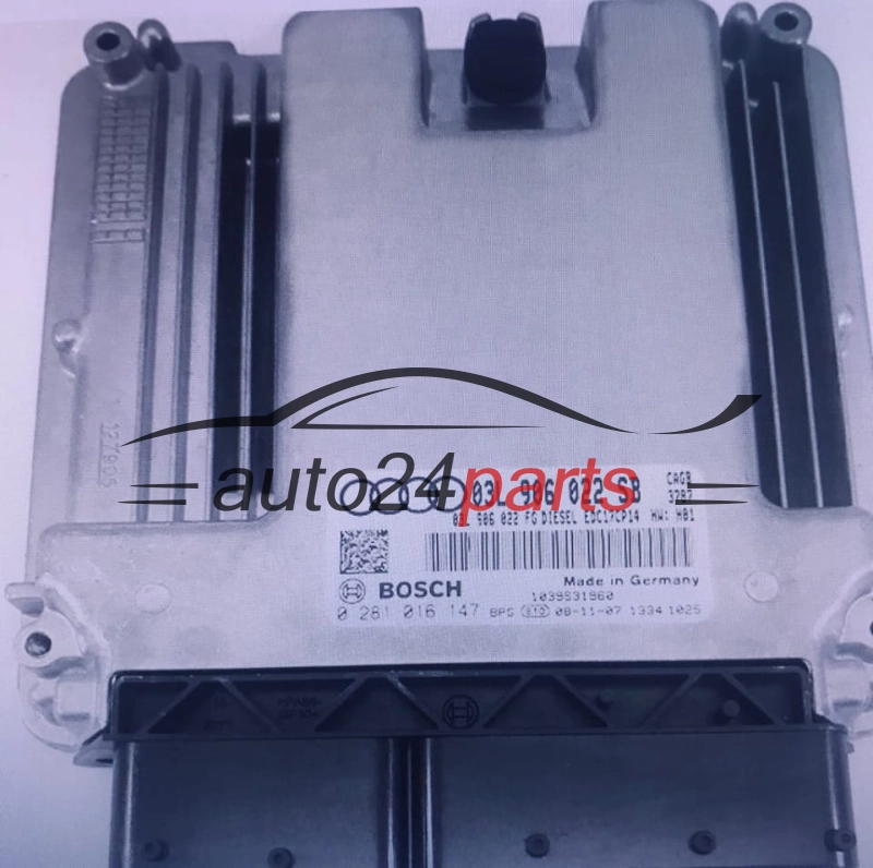 KOMPUTER STEROWNIK SILNIKA AUDI VOLKSWAGEN BOSCH 0 281 016 147, 0281016147, 03L 906 022 SB, 03L906022SB, EDC17CP14