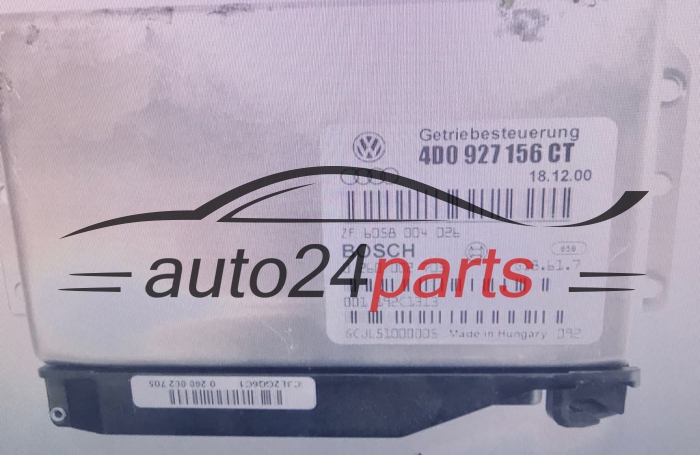 STEROWNIK SKRZYNI AUTOMATYCZNEJ AUDI 4D0 927 156 CT, 4D0927156CT, 0260002705, 0 260 002 705