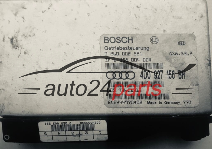 STEROWNIK SKRZYNI AUTOMATYCZNEJ AUDI 4D0 927 156 BH, 4D0927156BH, 0 260 002 521, 0260002521