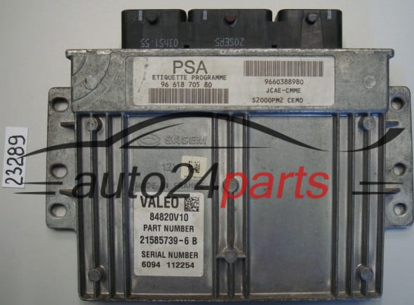 KOMPUTER STEROWNIK SILNIKA CITROEN PEUGEOT 21585739-6 B, 215857396, 9661870580