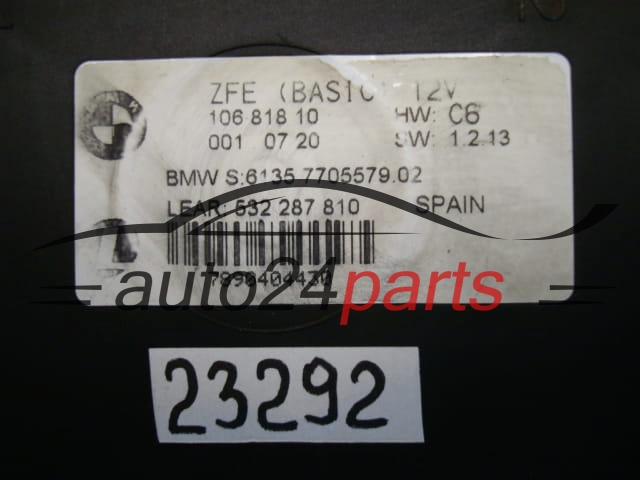 CENTRALKA MODUL STEROWNIK BMW K1200R SPORT 61357705579.02, 6135770557902, 106 818 10, 10681810