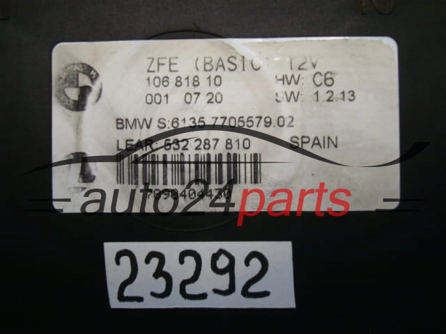 CENTRALKA MODUL STEROWNIK BMW K1200R SPORT 61357705579.02, 6135770557902, 106 818 10, 10681810