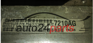 CALCULATEUR MOTEUR CHRYSLER P04727210AG, 04727210AG, 4651711-2, 64490