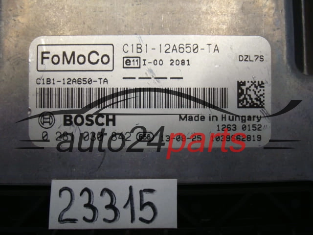 KOMPUTER STEROWNIK SILNIKA FORD BOSCH 0 281 030 842, 0281030842, C1B1-12A650-TA, C1B112A650TA