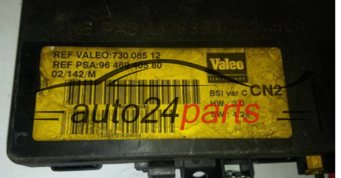 CENTRALKA MODUL STEROWNIK CITROEN 9646940580, 73008512