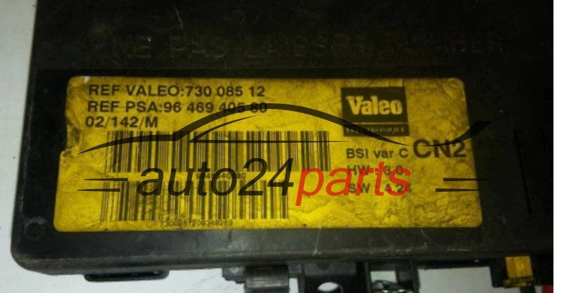 CENTRALKA MODUL STEROWNIK CITROEN 9646940580, 73008512