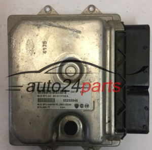 MOTORSTEUERGERÄT ECU STEUERGERÄT FIAT LANCIA 1.3 JTDM 55 255 946, 55255946,  MJD 8F3.GG, MJD8F3GG