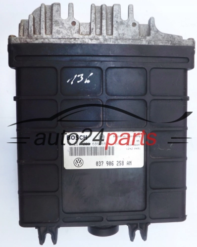 KOMPUTER STEROWNIK SILNIKA VW VOLKSWAGEN BOSCH 0 261 203 686/687, 0261203686, 037 906 258 AM, 037906258AM