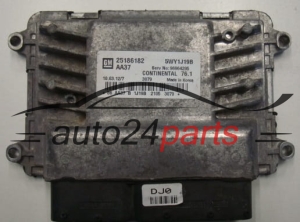 KOMPUTER STEROWNIK SILNIKA CHEVROLET CRUZE GM 25186182 AA37, CONTINENTAL 5WY1J19B, 96964295 - 