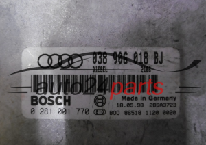 Sterownik silnika VW VOLKSWAGEN BOSCH 0281001770 038906018BJ -