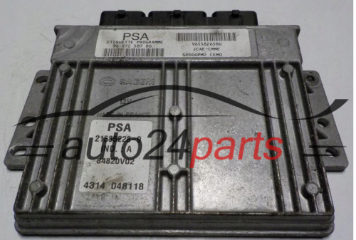KOMPUTER STEROWNIK SILNIKA CITROEN PEUGEOT 21585228-9, 215852289, 9657258780, 9655826580