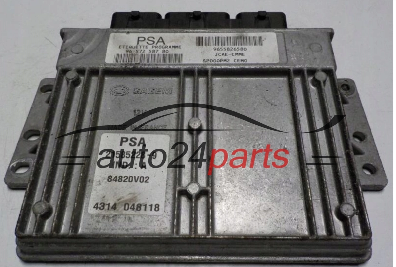 KOMPUTER STEROWNIK SILNIKA CITROEN PEUGEOT 21585228-9, 215852289, 9657258780, 9655826580