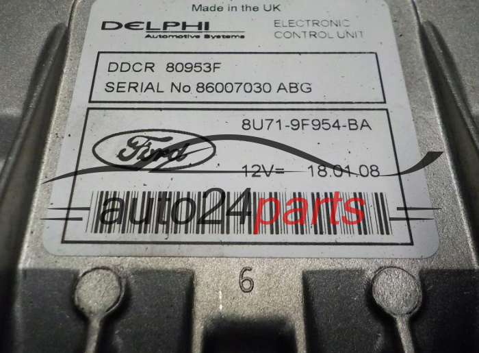 KOMPUTER STEROWNIK SILNIKA FORD 8U71-9F954-BA, 8U719F954BA, DDCR 80953F
