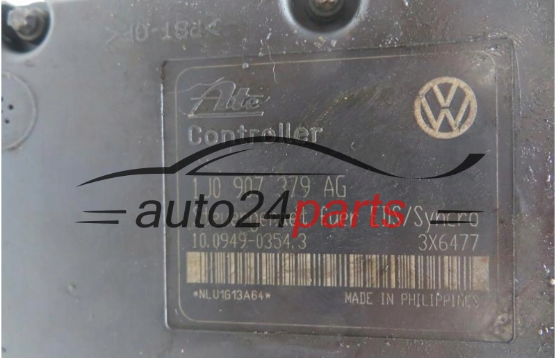ABS POMPA I STEROWNIK VOLKSWAGEN SKODA 1J0614217F, 10.0204-0214.4, 10020402144, 1J0907379AG, 10.0949-0354.3, 10094903543