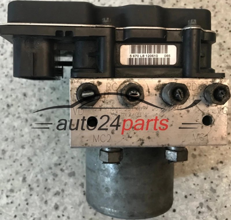 ABS POMPA I STEROWNIK CITROEN BOSCH 0 265 251 497, 0265251497, 9660934580, 0265951427