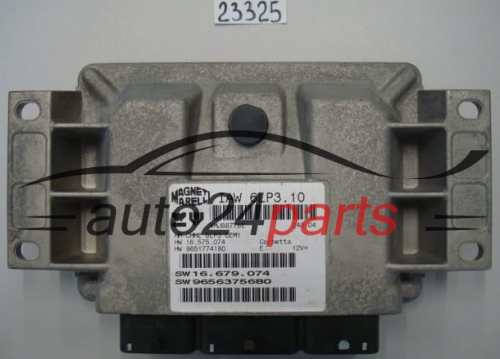 KOMPUTER STEROWNIK SILNIKA PEUGEOT 407 2.2 IAW6LP3.10, IAW6LP310, HW 9651774180, 16575074, 16.575.074, SW 9656375680, 16679074, 16.679.074