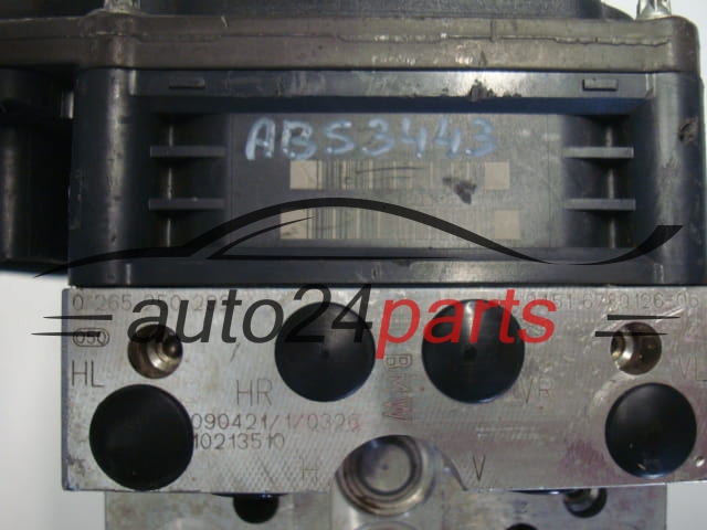 ABS POMPA I STEROWNIK BMW BOSCH 0 265 250 292, 0265250292, 3451 6780126-02, 3451678012602, 3451 6785266-01, 3451678526601, 3452 6785270-01, 3452678527001, 0 265 960 341, 0265960341