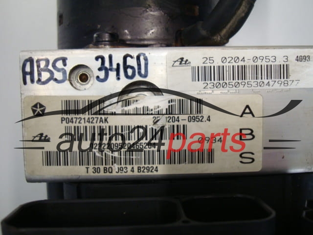 ABS POMPA I STEROWNIK CHRYSLER DODGE P04721427AK, 25.0204-0952.4, 25020409524, 04686702AE