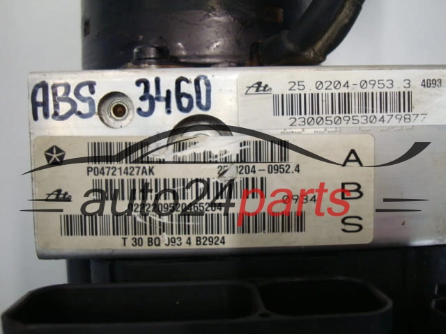 ABS POMPA I STEROWNIK CHRYSLER DODGE P04721427AK, 25.0204-0952.4, 25020409524, 04686702AE