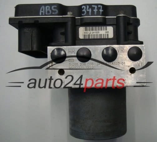 ABS POMPA I STEROWNIK BMW E60 BOSCH 0 265 236 006, 0265236006, 3451 6768550-01, 3451676855001, 0 265 950 409, 0265950409