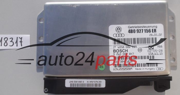 STEROWNIKB SKRZYNI AUTOMATYCZNEJ AUDI A6 4B0 927 156 ER, 4B0927156ER, BOSCH 0 260 002 847, 0260002847