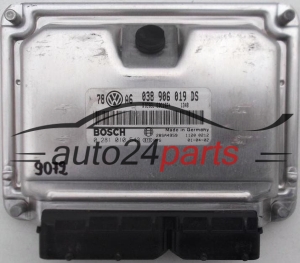 KOMPUTER STEROWNIK SILNIKA VW VOLKSWAGEN PASSAT 1.9 TDI AVF 038 906 019 DS, 038906019DS, BOSCH 0 281 010 543, 0281010543 -  9072, 849, 881, 899, 994