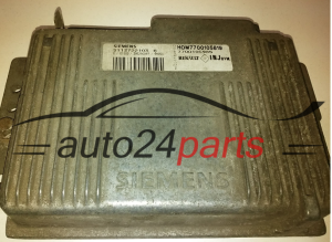MOTORSTEUERGERÄT ECU STEUERGERÄT RENAULT S113722103 B, S113722103B, HOM7700105819, 7700105819