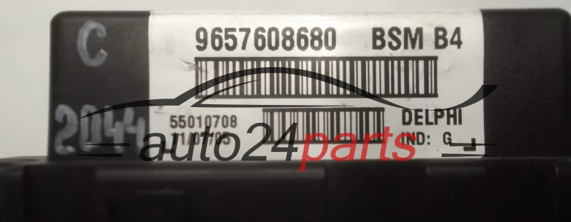 CENTRALKA MODUL SKRZYNKA BEZPIECZNIKOW BSI CITROEN PEUGEOT 9657608680, 55010708, BSM B4
