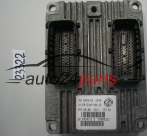 MOTORSTEUERGERÄT ECU STEUERGERÄT FIAT IAW 5SF8.NS, IAW5SF8NS, IAW5SF8, 51918335