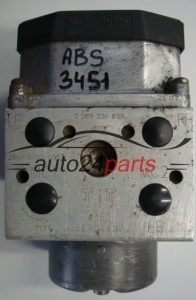 POMPE HYDRAULIQUE ET CALCULATEUR d'ABS FIAT CITROEN BOSCH 0 265 220 629, 0265220629, 46804437, 0273004583