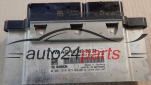 CALCULATEUR MOTEUR VW VOLKSWAGEN BOSCH 0 261 S14 671, 0261S14671, 04E 907 309 CB, 04E907309CB