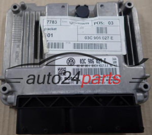 CALCULATEUR MOTEUR VW VOLKSWAGEN BOSCH 0 261 S06 519, 0261S06519, 03C 907 027 E, 03C907027E, MED17.5.5