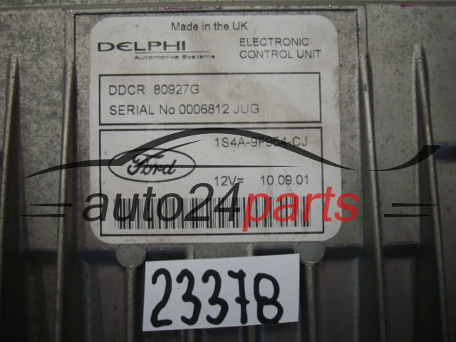 KOMPUTER STEROWNIK SILNIKA FORD FOCUS 1.8 TDCI DELPHI 1S4A-9F954-CJ, 1S4A9F954CJ, DDCR 80927G