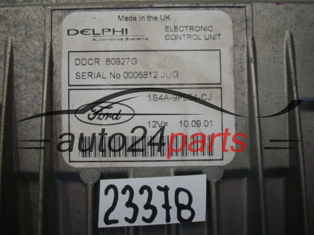 KOMPUTER STEROWNIK SILNIKA FORD FOCUS 1.8 TDCI DELPHI 1S4A-9F954-CJ, 1S4A9F954CJ, DDCR 80927G