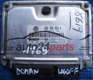 ECU CENTRALITA DE MOTOR SEAT LEON 1.4 16V 036 906 032 H, 036906032H, BOSCH 0 261 207 191, 0261207191, 26SA8532 1184 2098, BENZIN ME7.5.10 4434