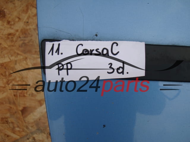DRZWI PRAWE PRZEDNIE OPEL CORSA C 3d
