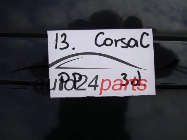 DRZWI PRAWE OPEL CORSA C 3HB CZARNE