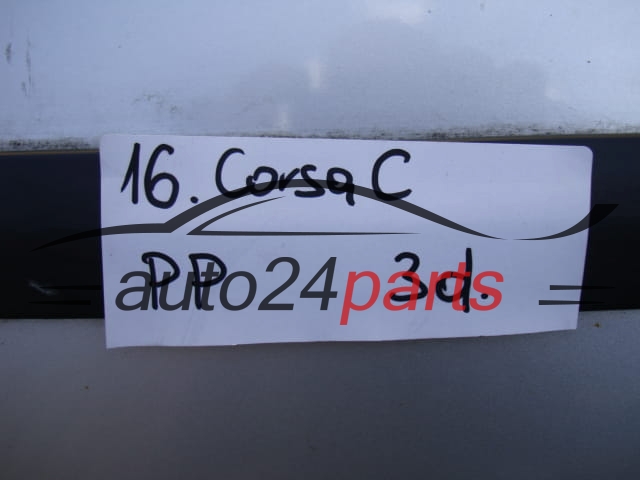 DRZWI PRAWE OPEL CORSA C SREBRNE