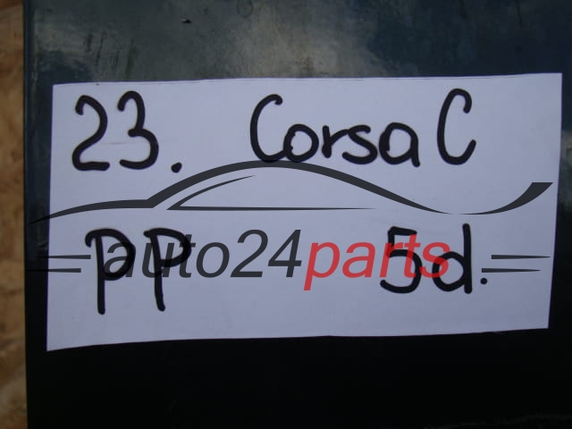 DRZWI PRAWE PRZEDNIE OPEL CORSA C 5D ZIELONE