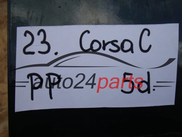 DRZWI PRAWE PRZEDNIE OPEL CORSA C 5D ZIELONE