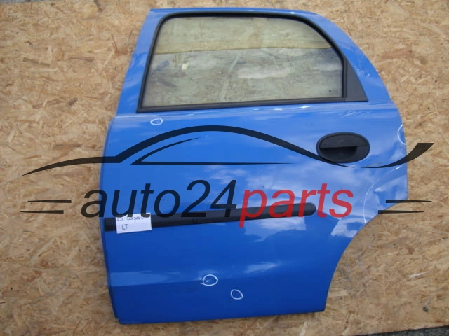 DRZWI LEWE TYLNE OPEL CORSA C NIEBIESKIE
