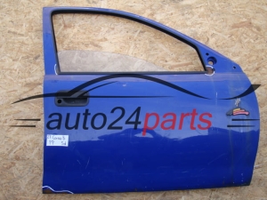 DRZWI PRAWE PRZEDNIE OPEL CORSA B 5D NIEBIESKIE - 27