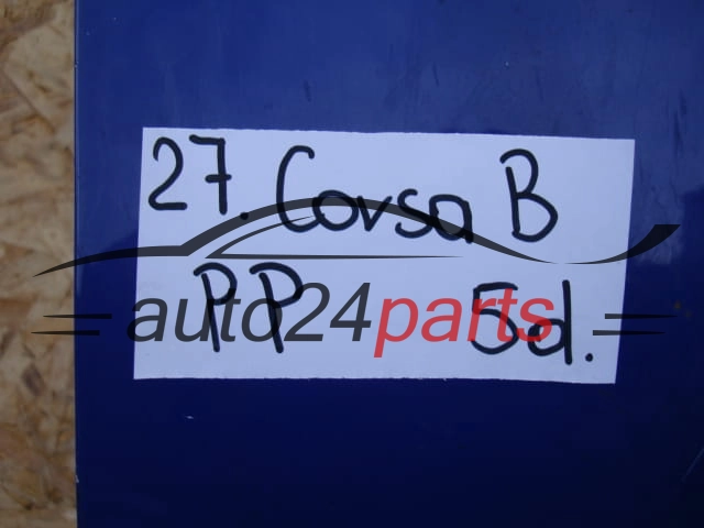 DRZWI PRAWE PRZEDNIE OPEL CORSA B NIEBIESKIE - 27